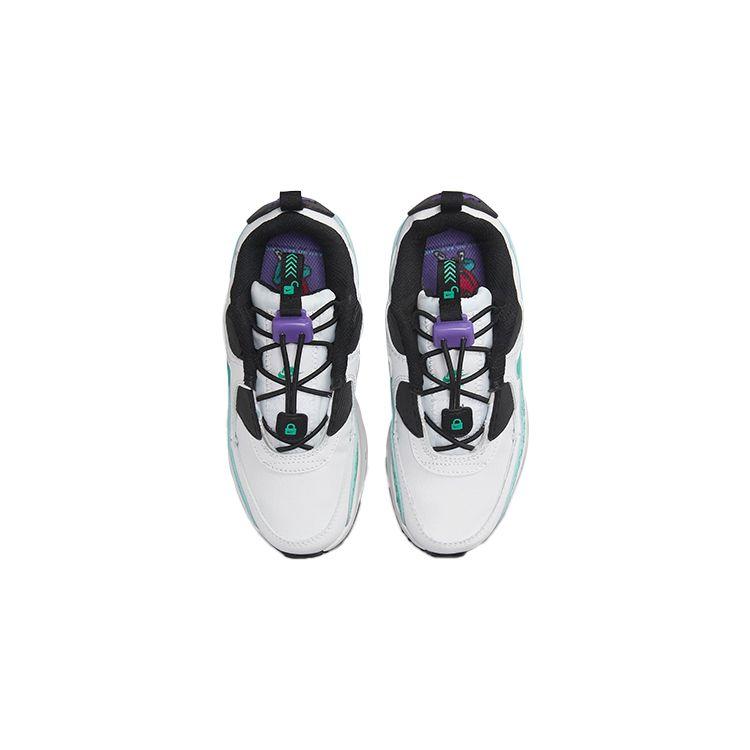 Nike Air Max 90 Toggle SE PS White Psychic Purple Washed Teal Kids Sneakers Black DN3264-100