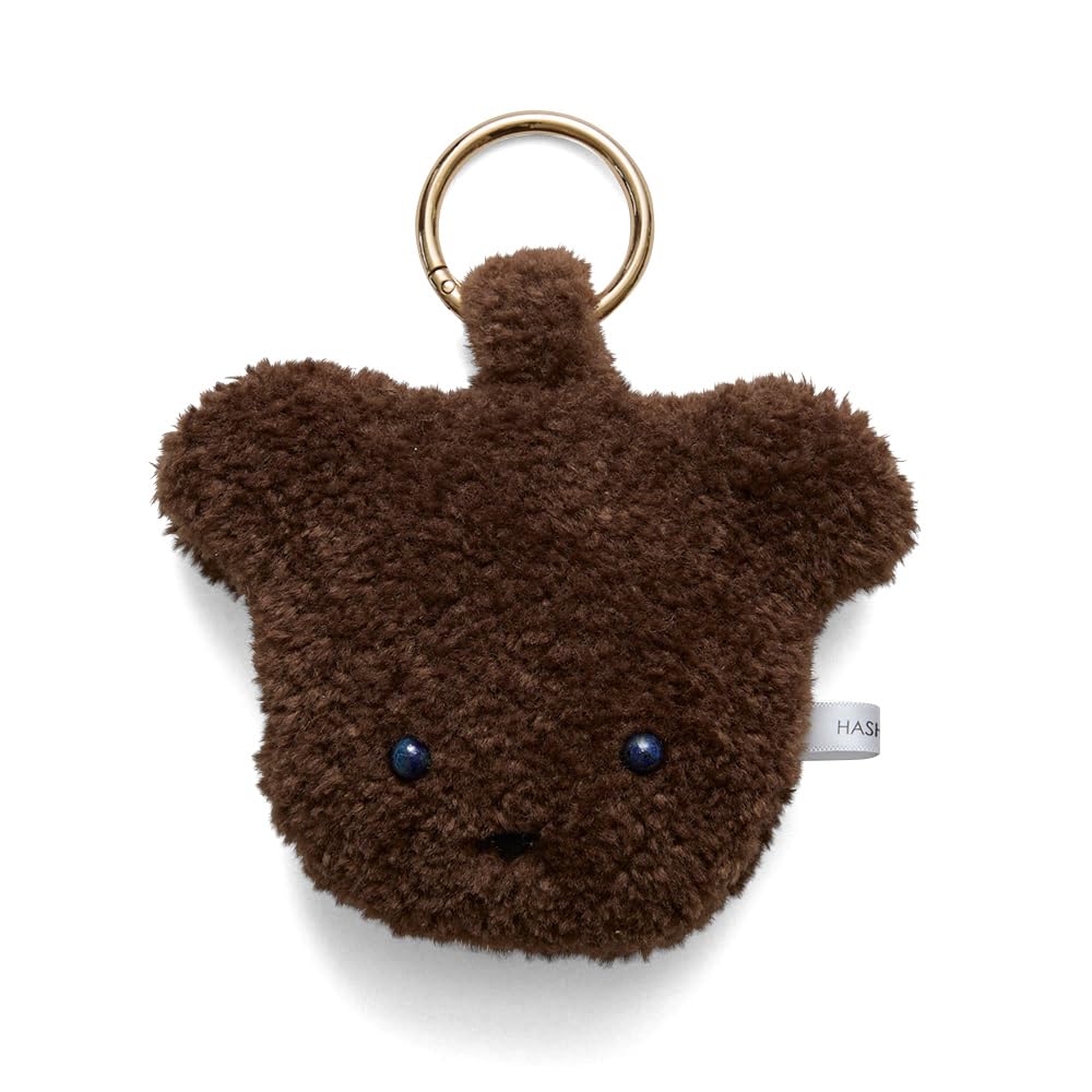 

Hazel Keychain Plush Bear Charm for Dark Free Size Women, Brown,