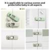 2 PCS Child Safety Cabinet Lock Security Protection Home Refrigerator Safety Buckle Baby Anti-Pinch Hand Drawer Door Locks