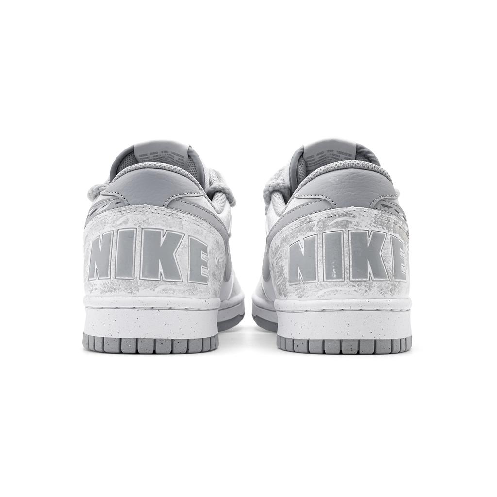 Nike Big Abrasion Resistant Breathable Abrasion Resistant Breathable Low top Skateboard Shoes Men's Smoke Gray 355152-106(Team1577-)