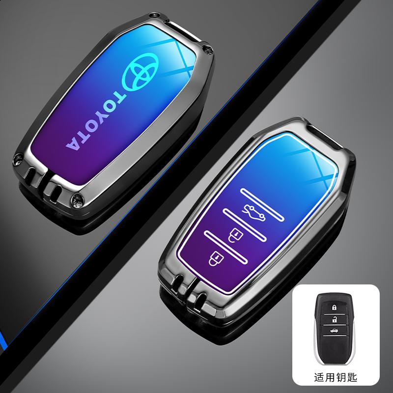 

Zinc Alloy Car Key Case for Toyota Tacoma Fortuner Corolla Venza Grand Highlander RAV4 XSE Prime Land Cruiser Hilux Accessories