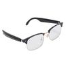 Smarte Brille HD-Sound Sprachhilfe Blaulichtblockierende Bluetooth-Brille Eingebaute Mikrofone Lautsprecher für Android Anrufe entgegennehmen