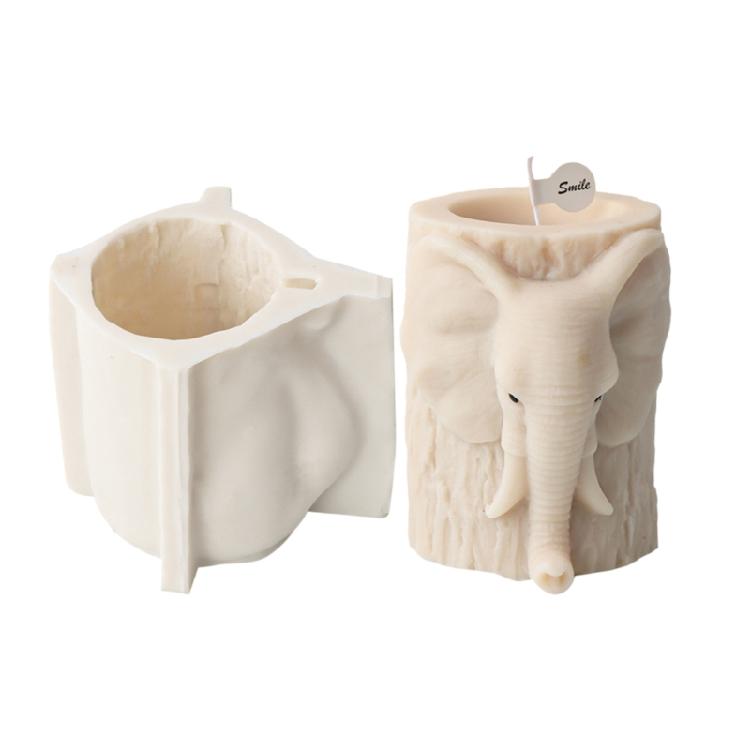 Creative Animal Tree Stump Silicone Candle Mold Stylish Scented Candle Moulds