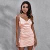 Ladies Sexy Short Dress Fashion Party,Date,Clubwear Woman's V-Neckline Backless Dress