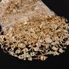 KC Gold Color Random Mix Cute Metal Charm Heart Moon Flower Pendants For Jewelry Making Supplies Handmade Bracelets Charms Bulk