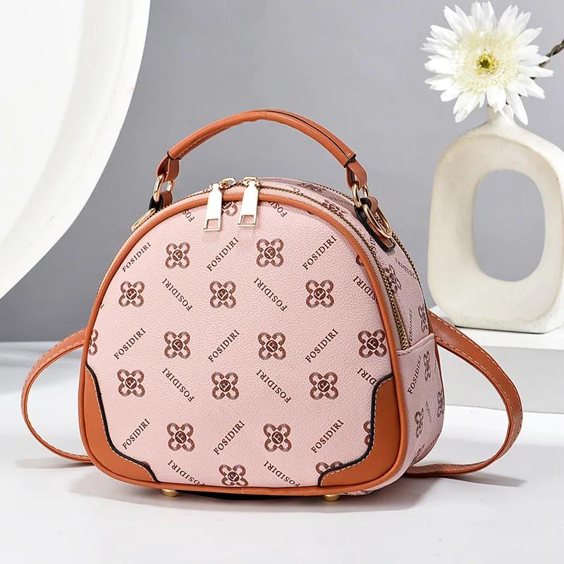 

Винтажная новая женская маленькая круглая сумка женская сумочка дизайнерская высококачественная кожаная женская сумка через плечо женские новые сумки через плечо