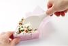 Skater Silicone Rice Ball Wide X Deep X SLOR1 Wrap, White, 9.5cm 3.5cm 8.5cm High,