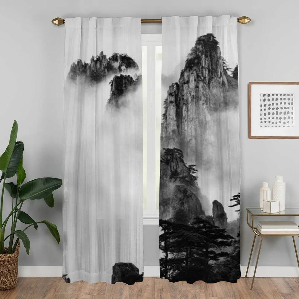 Zasłony do sypialni kolorowy obraz zasłona do salonu dekoracja na Halloween rolety zasłony do wnętrza domu 2 sztuki przegroda