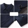 Frühling und Herbst Neue mittellange Windjacke für Herren Trendy Bügelfreie Hübsche Windjacke Herren Revers Herrenjacke