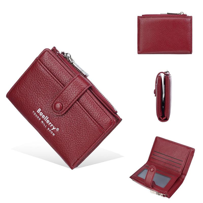 Baellerry Women Fashion Hasp Bi-fold Wallets Classic Design Coin Purse