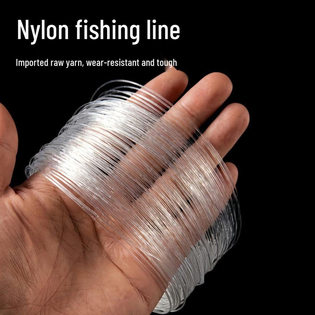 Hochfeste transparente Nylon-Angelschnur: Extradick, Verschleißfest, Hohe Zugfestigkeit für das Meeresfischen auf Zackenbarsch