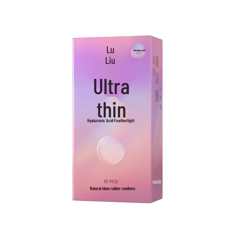 Celebrity Ultra Thin 002 Ribbed Condoms - Extra Lubricated, Shaped, and Long-Lasting