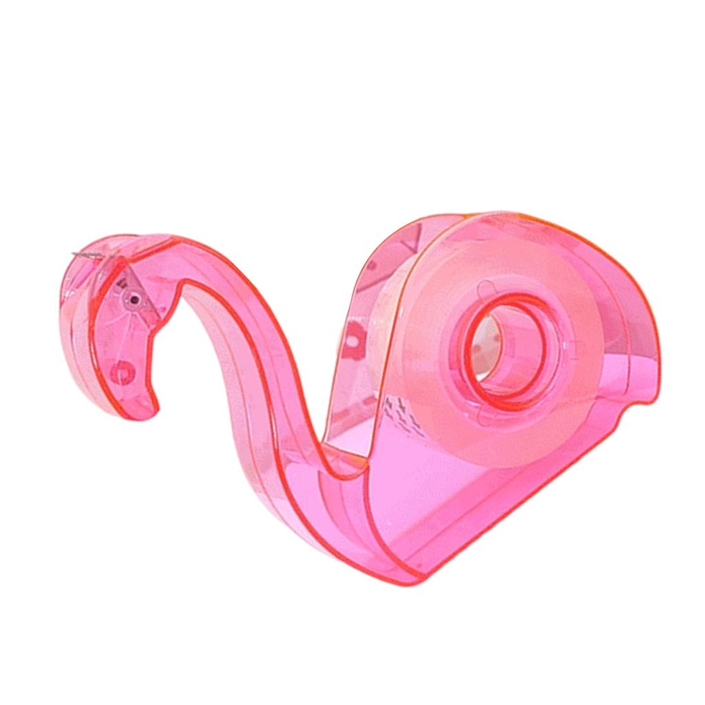 Flamingo Tape Dispenser Practical Tape Cutter Craft Scrapbooking Tool Desktop Tape Holder Easy to Use Desk Accessories