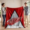 Red Winged Wheel Design Print Blanket Soft and Cozy Perfect for the Living Room Bed Sofa or a Nap,gift