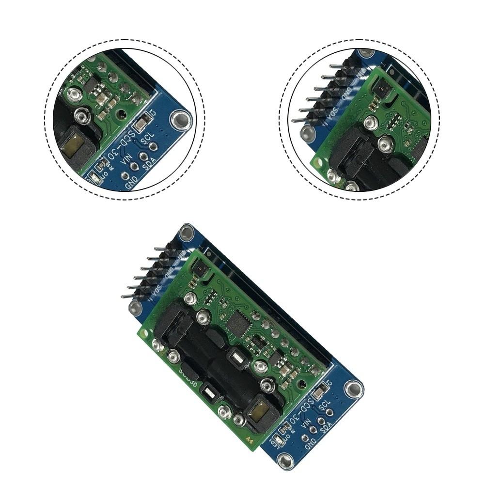 SCD30 Carbon Dioxide Sensor Module For Indoor Air Quality Monitoring Support Intermittent Measurement Mode Low Power Consumption