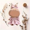 Skirt + Headdress 38cm Creative Doll Accessories (doll Not Included)