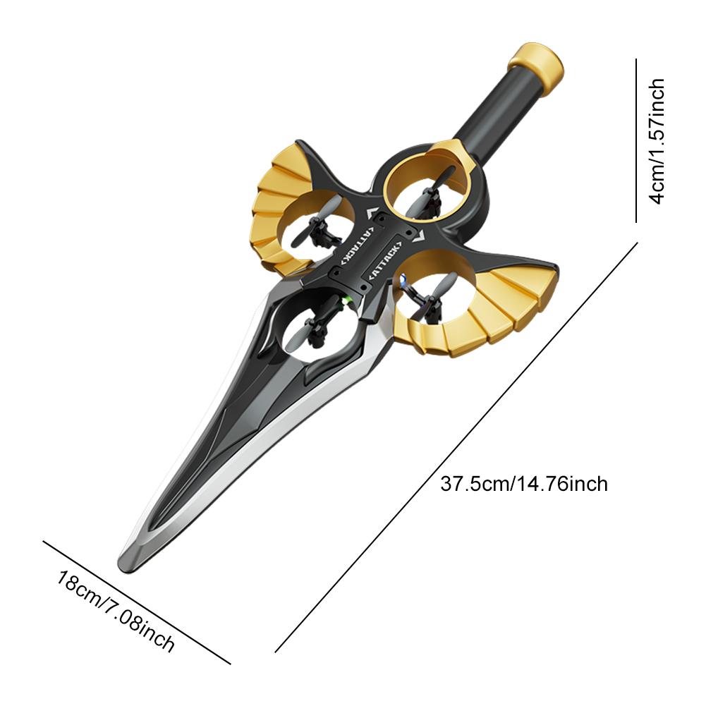 RC Flying Sword 360 Flip Fighter Jet Toy Remote Control Airplane RC Aerial Stunt Plane Toys Gifts for Kids Boys