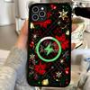 Merry Christmas For Magsafe Magnetic Phone Case For IPhone 17 16 Pro Max 15 Plus 14 13 12 11 Cover