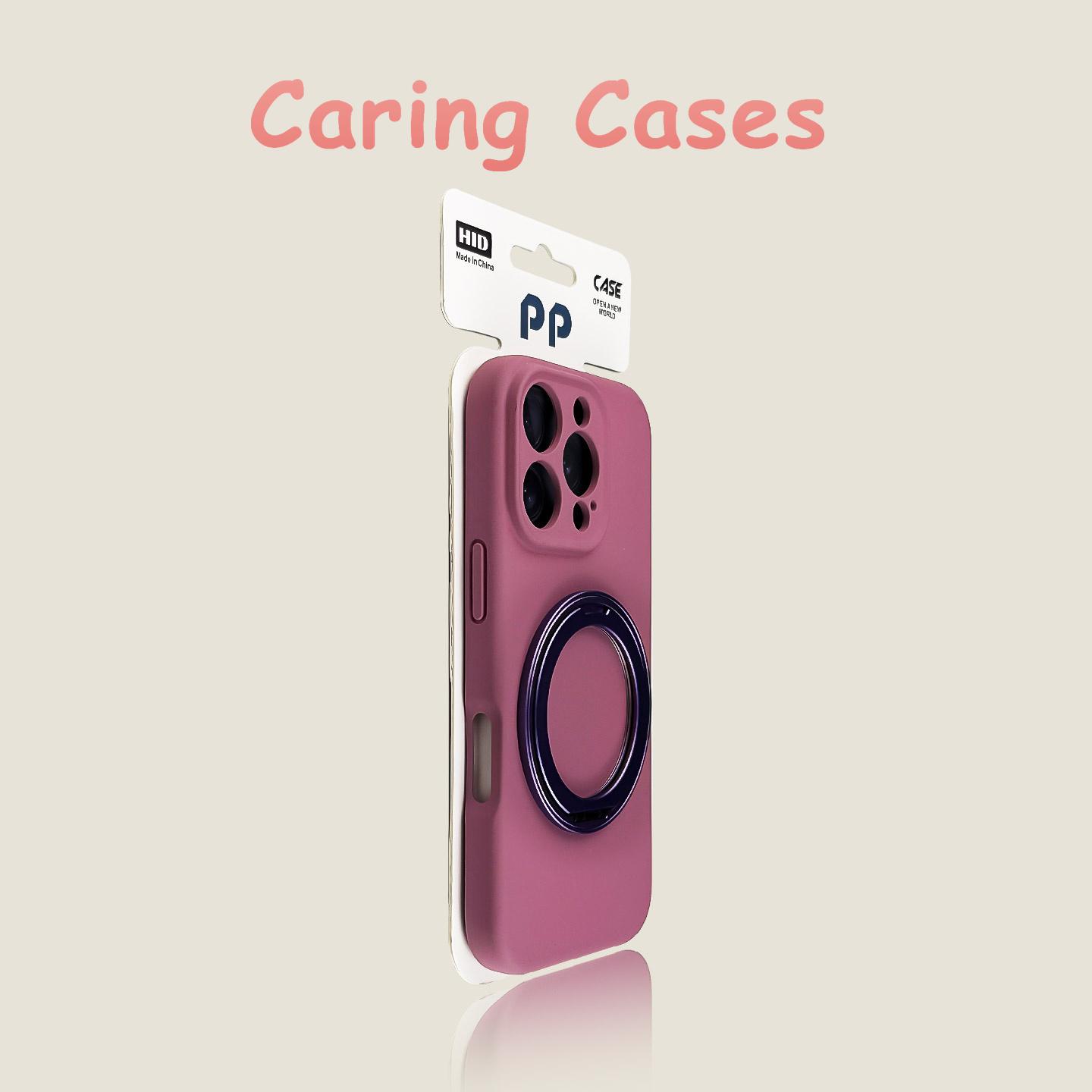 

For iPhone 17 Pro Max Case Mauve Magnetic Ring Stand Silicone Luxury Compatible with iPhone 16 15 14 13 12 11 iPhone Air