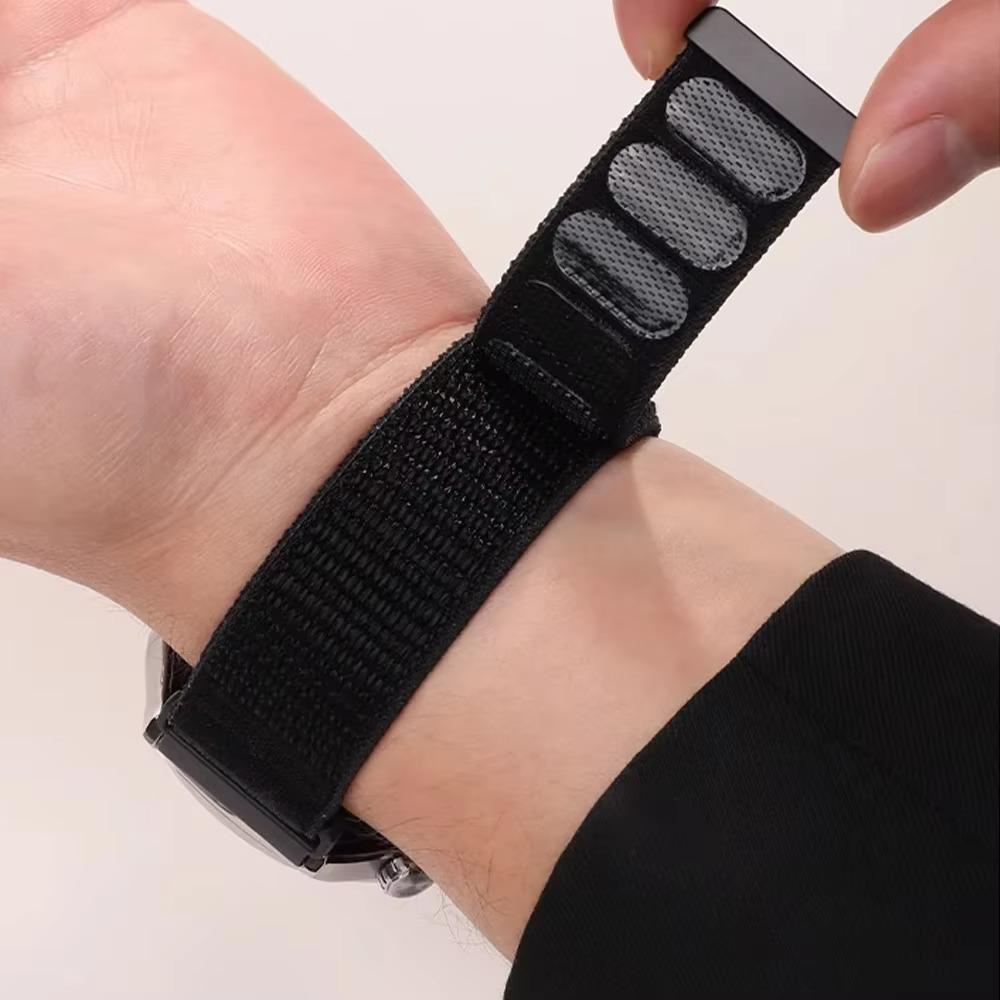 18/20/22mm Nylon Loop Strap For Oneplus Watch 4/3/2/2R/Lite Wave Adjustable Bracelet Wristband OPPO Watch X3/X2 mini/X/S Correa