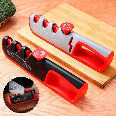 4-in-1 Knife Sharpener Adjustable Angle Professional Kitchen Grinding Machine Scissors Knives Grinder Whetstone Sharpener Tools
