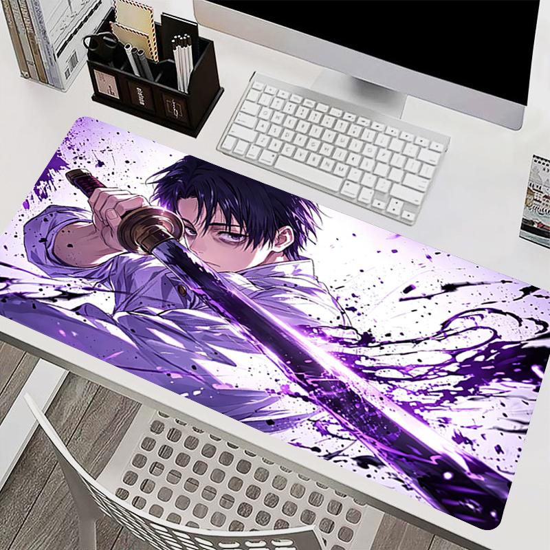 Oversized Anime Mouse Pad Gamer Essential Computer Desk Mat Lockedge Keyboard Pad JJujutsu Kaisen Xxl ESports Gaming Mousepad