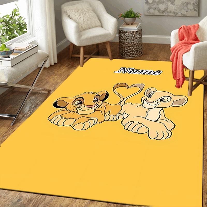 Custom 1Pc Lion Sunset Adventure Rug Office Carpet Indoor Outdoor Entrance Doormat Nonslip Soft And Comfortable Living Room D916103