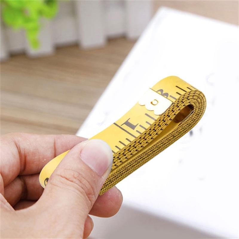 300CM PVC Fiber Tape Measure Soft Flexible Sturdy Sewing Ruler For Tailoring Crafts DIY Projects