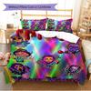 Name Custom Horror Movies Pattern Bedding Set Quilt Cover Pillowcase Home Decor Gift (1 * Duvet Cover + 2 * Pillowcase, Without Core)
