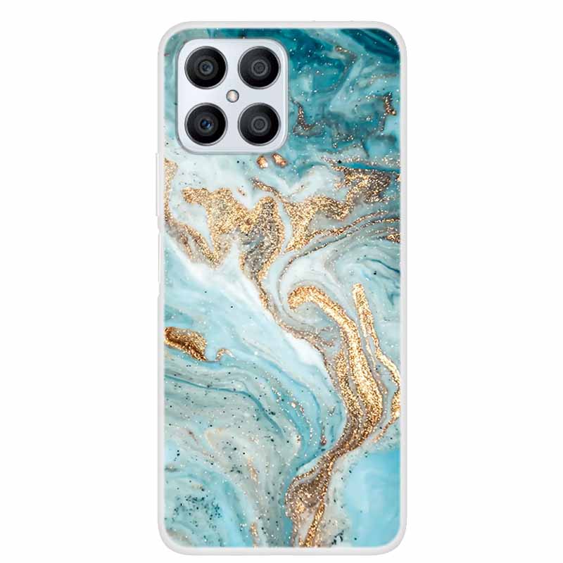 For Honor X8 4G Cases X 8 5G Clear Marble Soft TPU Silicone Back Cover For Honor X8 Phone Cases Fundas HonorX8 X 8 TFY-LX1 LX2