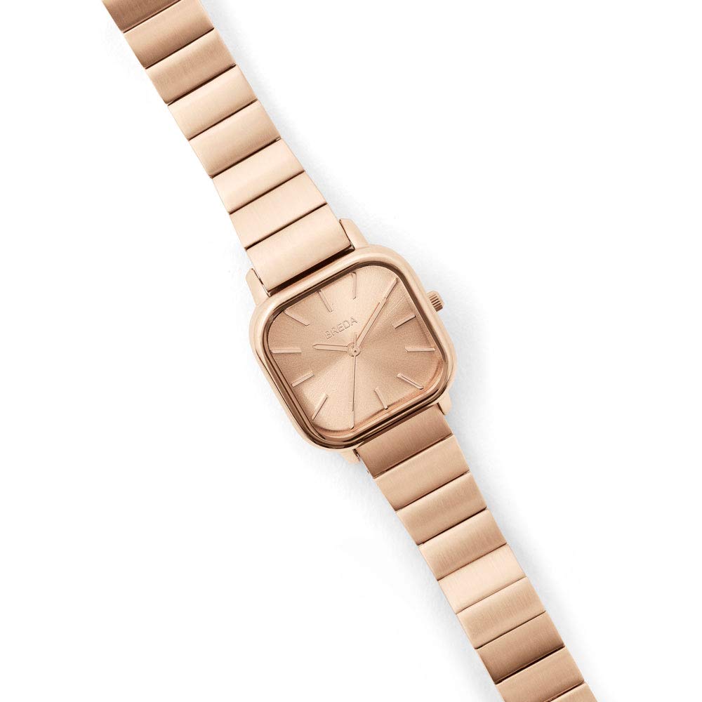 Breda Watch Esther Sunray Dial Bracelet Women Rose Gold 1735d
