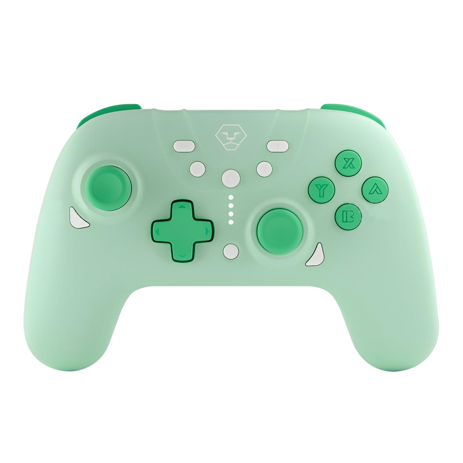 

Новейшая модель беспроводного контроллера Switch Pro с Bluetooth, задней макро-функцией, турбо-режимом, быстрой стрельбой, гироскопом HD и аккумулятором на 800 мАч, совместимый со Switch и включающий японский язык зелёный