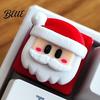 Christmas Santa Keycap for Mechanical Keyboards 3D Printed PETG Gift Gamers Cute Keycap Exquisitely Crafted Keyboard Switch Cap Customization