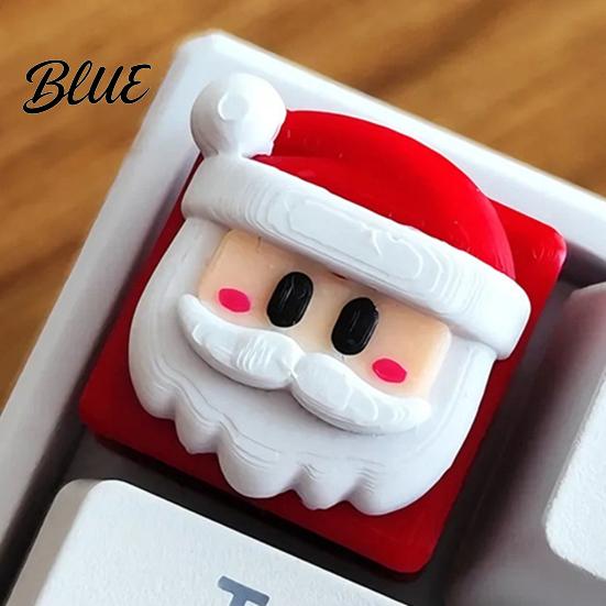 Christmas Santa Keycap for Mechanical Keyboards 3D Printed PETG Gift Gamers Cute Keycap Exquisitely Crafted Keyboard Switch Cap Customization