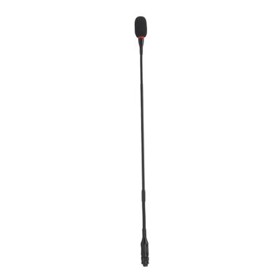 Gooseneck Microphone 59CM 4 Holes Aluminum Alloy Flexible Condenser Mic for Meetings Video