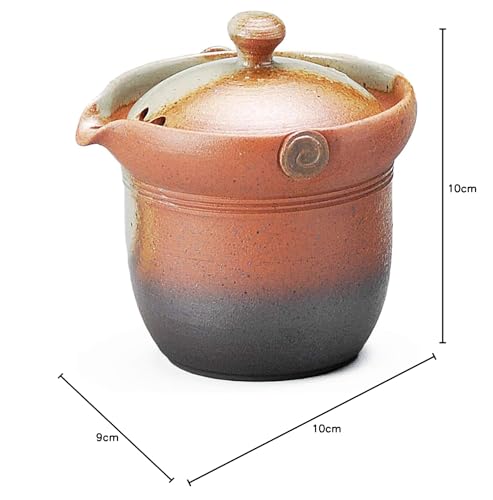 Yamakiikai Creative Teapot, Chaai Isshin, 10 x 9 x H10cm, Tokoname Ware, Y325