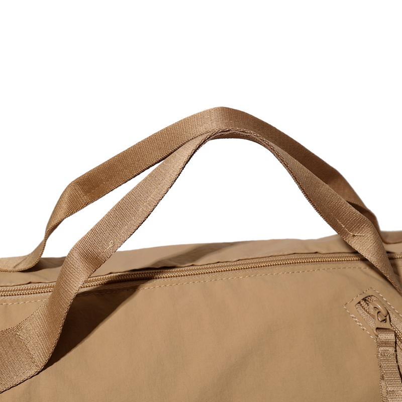Solid Color Cylinder Travel Bag Portable Sports Fitness Bag Crossbody Bag