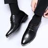 Fashion luxury Business Wedding Derby Men's Leather Shoes Minimalist and versatile styles Outdoor men's shoes for parties and office
