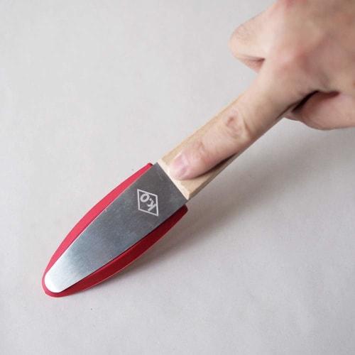 Ozaki Kame Shoten KO Finishing Spatula, Mature Body + Pink 7mm (1 Set) | Caulking Sealing Spatula