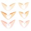 1Pair Christmas Angel Dress Up Elf Ears Fairy Cosplay Accessories Halloween Festive Party Latex Soft Harmless False Ears Props