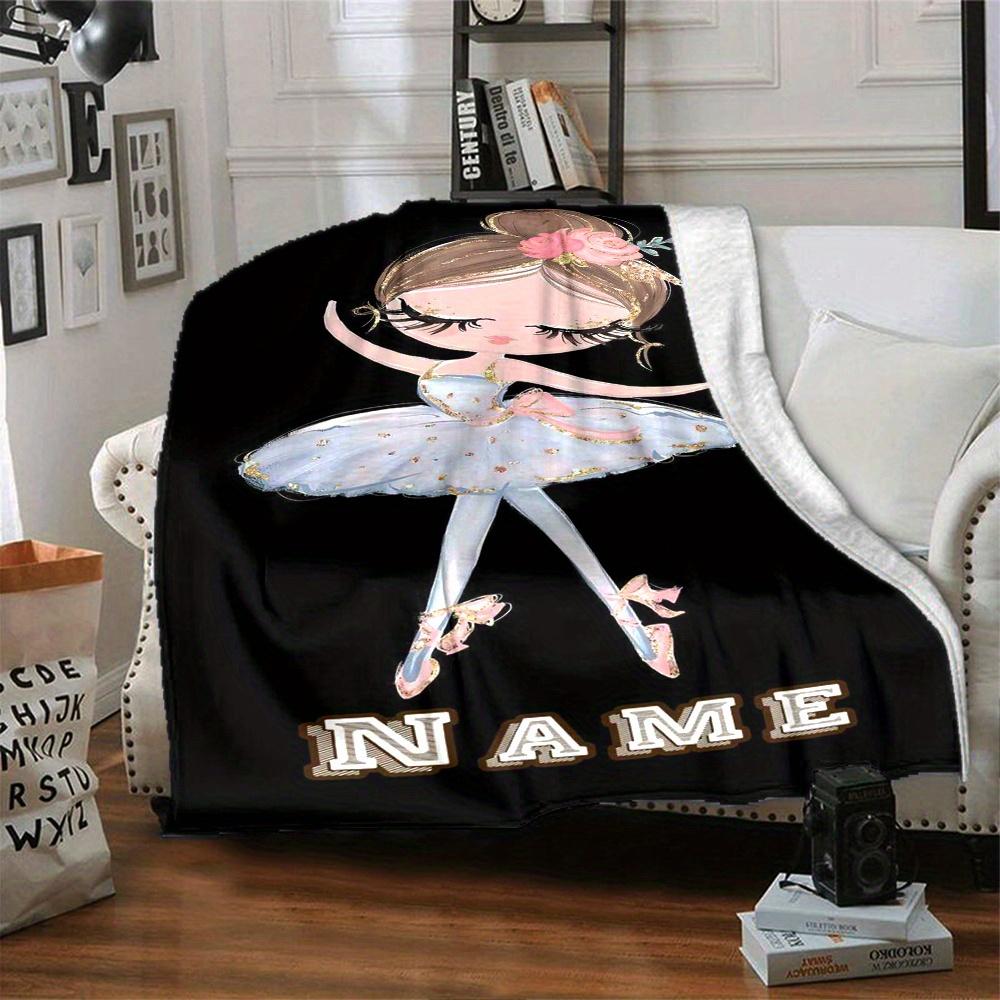 Ballerina Home Blankets Soft Comfortable Lightweight Allseason Multipurpose Blanket For Picnic Sofa Office Bed Living Room Suitable As Gift For