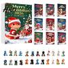Christmas Advent Calendar 2026 Dragon Calendar, 24 Days Funny Baby Figures Countdown Miniature Party Favors 2D Acrylic Cartoon Ornaments for