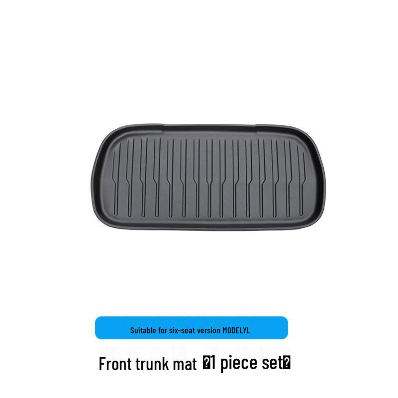 Tesla Model Y 6-Seater Trunk & Backseat Mats - Front, Rear, and TPE Backrest Pads