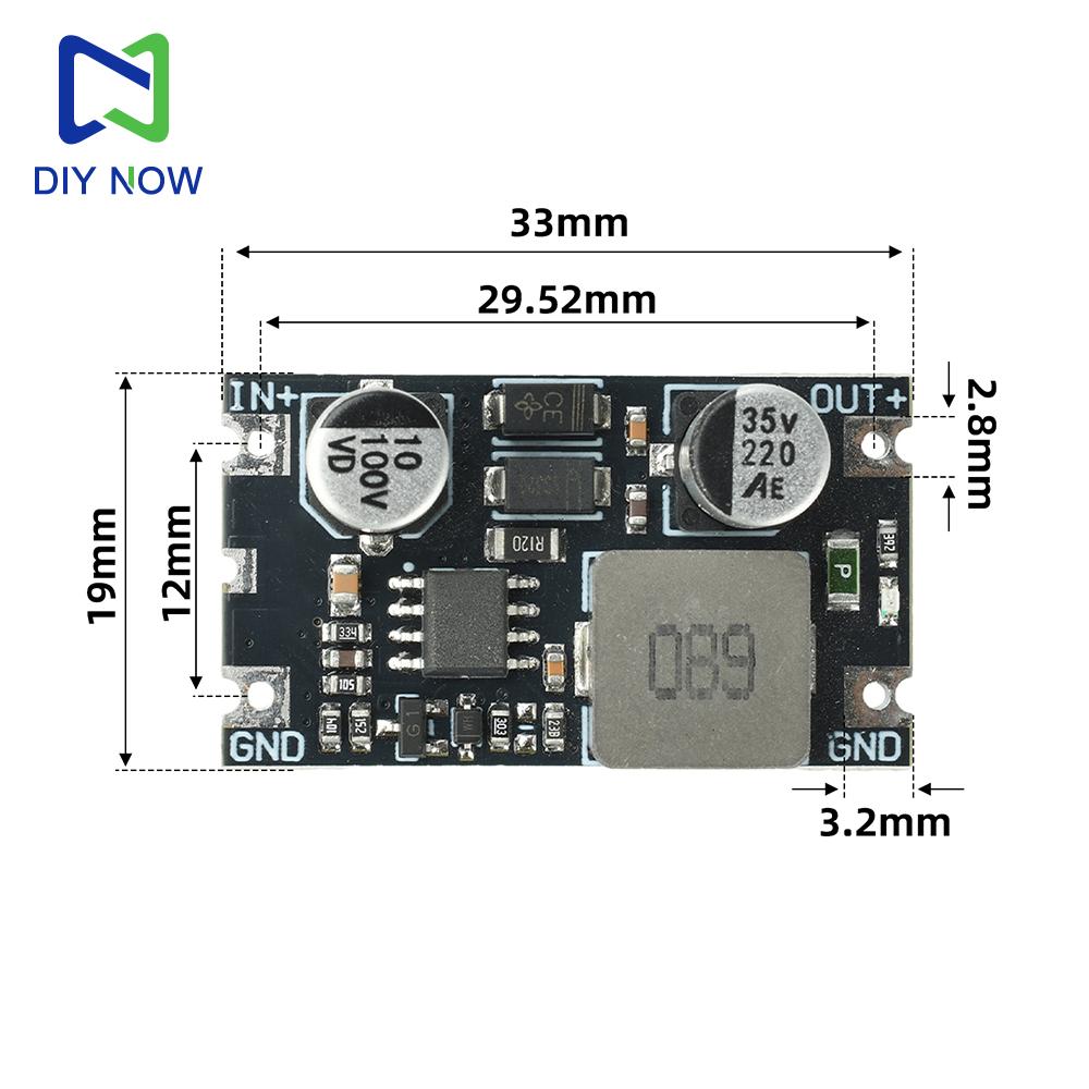 Step-Down Module DC11-100V to 5V/12V 2.5A Buck Power Supply Module Converter for High-Voltage Step-Down Battery-Powered Systems