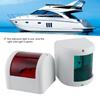 12V?24V LED Navigation Signal Light Left Red Right Green IP66 Waterproof Lamp White Shell for Yacht