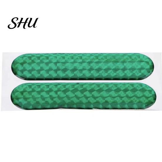 Easy To Apply Car Sticker 4Pcs/Set Reflective 3D Epoxy Self-adhesive Weather Resistant High Brightness Safety Warning Auto Door Decal Automobile