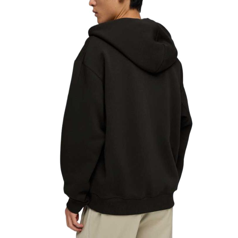 Puma Essentials Long Sleeve Hooded Zip Solid Sweatshirt Men Sweatshirt 636462-01