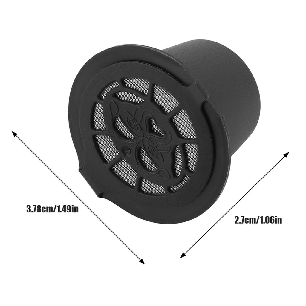 6Pcs Plastic and Stainless Steel Refillable Reusable Coffee Capsule Filters Baskets Replacement Coffee Machine Parts