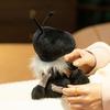 Heiß Kuschelig Schwarze Ameise Plüschtiere Weiche Weiße Flauschige Hals Brust Dekoration Entzückende Simulierte Insektenpuppen Heim Begleiter Geschenke Für Mädchen