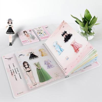 Magnetic Princess Dress Up Paper Doll Pretend Play Toy Smooth Burr-Free Encourage Creation Funny Clothes Dress Up Puzzle Game